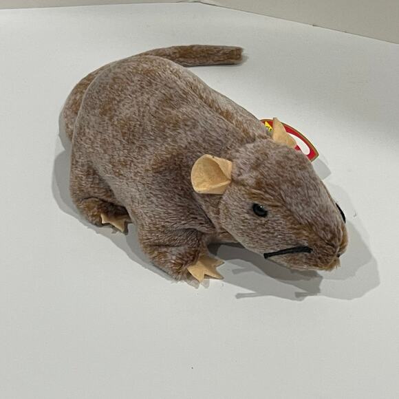 Ty Beanie Babies Other - 1999 TY BEANIE BABIES PLUSH BROWN RAT/MOUSE WITH TAG